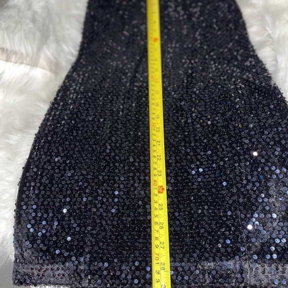 Express black Sequin night mini dress size XS - Picture 7 of 7